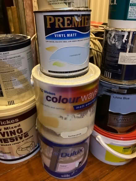Photo of free Old Tin’s of paint , etc (Walderslade Bottom ME5) #3