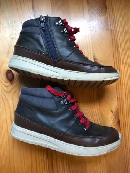 Photo of free Clark’s size 13 1/2 G zip up ankle boots (Latchford WA4) #1