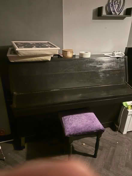 Photo of free piano with stool (Shelthorpe Avenue LE11) #2