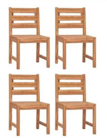 Photo of free 4 Teak garden chairs (Mortlake) #1
