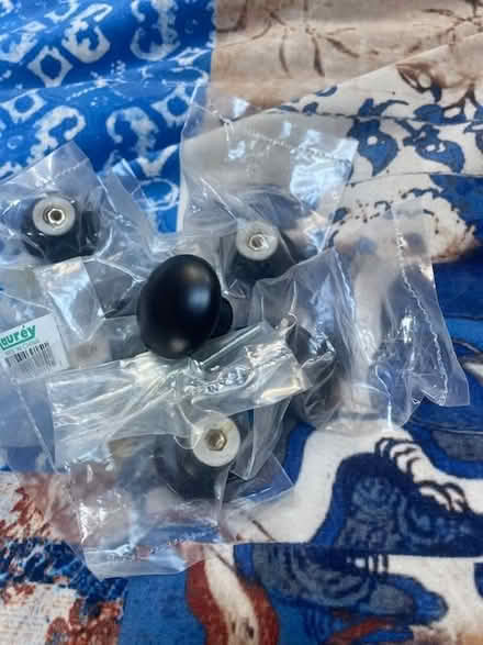 Photo of free ceramic black door pulls (East Boulder) #1