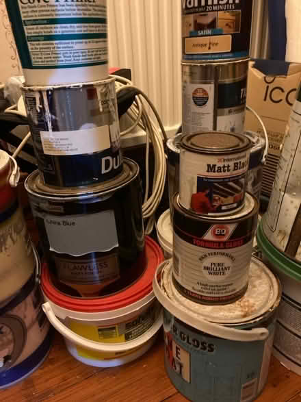 Photo of free Old Tin’s of paint , etc (Walderslade Bottom ME5) #4