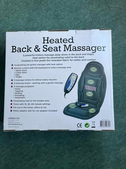 Photo of free Heated Back & Seat Massager (Top Amersham HP6) #3