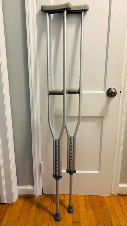 Photo of free tall crutches (Larchmont, Norfolk) #1