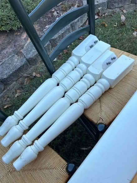 Photo of free 4 chairs and a wooden table pl (Germantown/Gaithersburg) #4