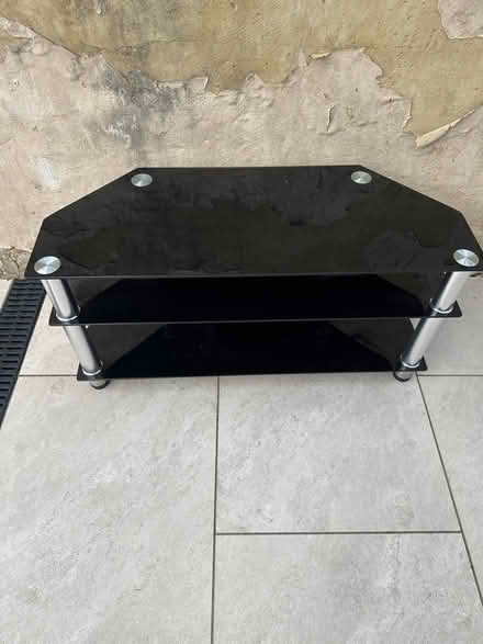 Photo of free Glass tv stand (GU12) #1