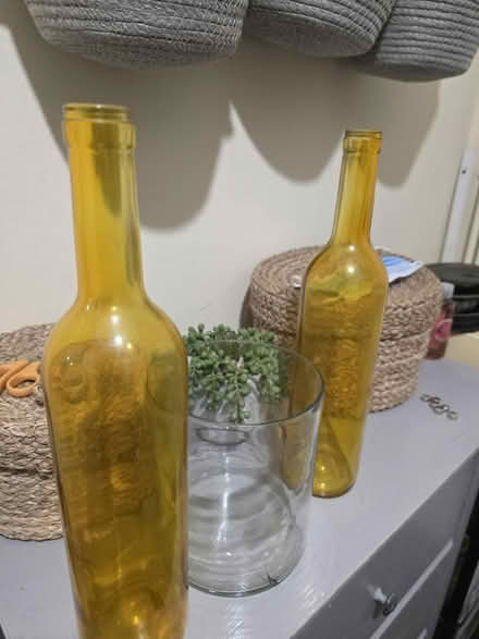 Photo of free 2 bottles and vase (Canning town E16) #1