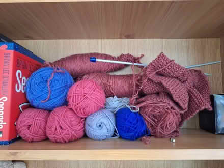 Photo of free Lots of yarn and knitting needles (Wellesbourne, CV35) #1