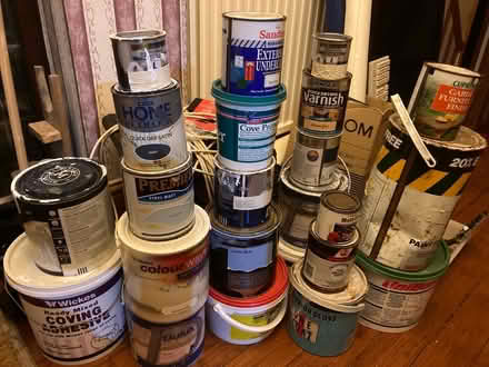 Photo of free Old Tin’s of paint , etc (Walderslade Bottom ME5) #1