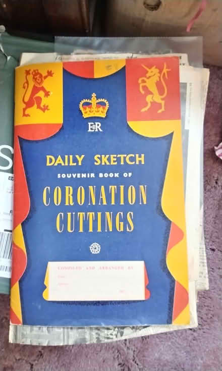 Photo of free 1953 coronation scrap book (Barford, near Warwick) #1