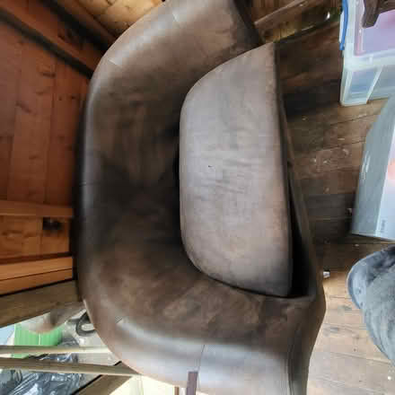 Photo of free Leather Loveseat. 125cm x 75cm (Warlingham CR6) #2