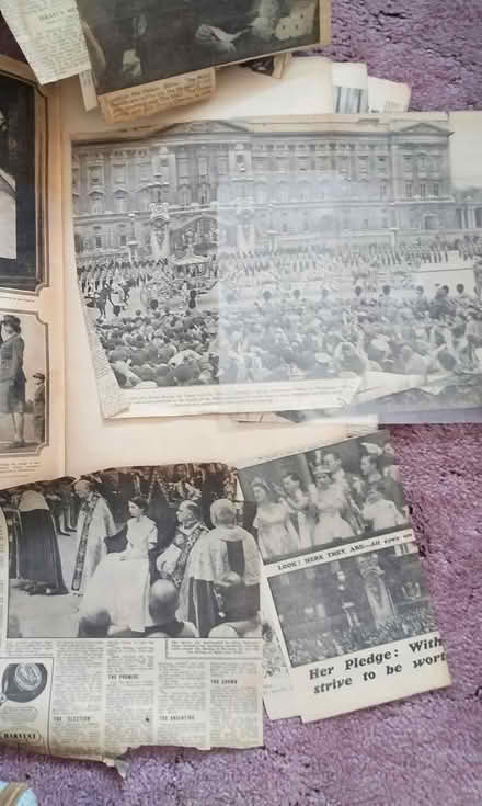Photo of free 1953 coronation scrap book (Barford, near Warwick) #3