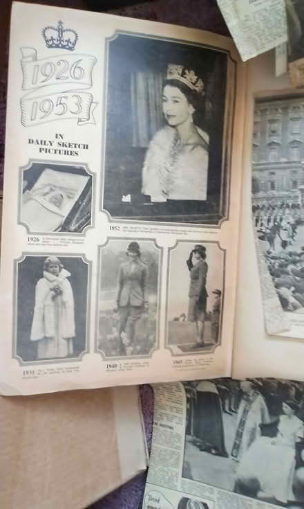 Photo of free 1953 coronation scrap book (Barford, near Warwick) #2