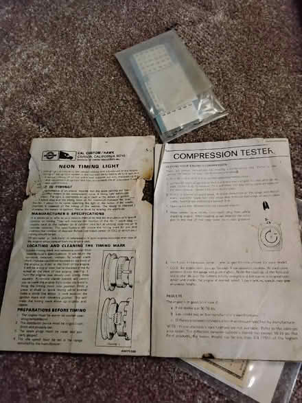 Photo of free Old compression tester and strobe light. (Hednesford WS12) #2