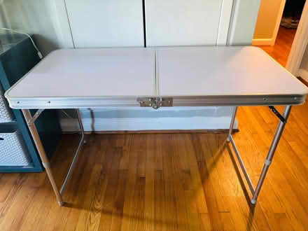 Photo of free folding camping table (Larchmont, Norfolk) #1