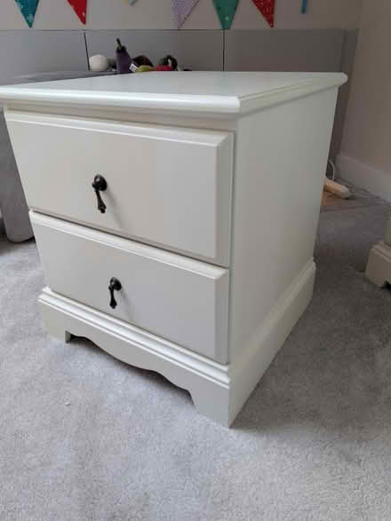 Photo of free White bedside table (Walkley S6) #2