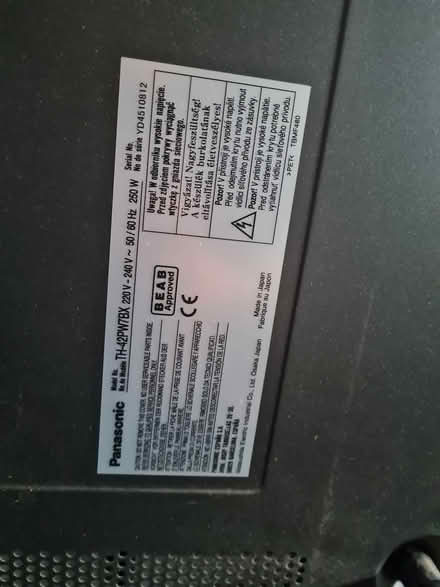 Photo of free Panasonic 42 inch screen with stand (Sutton Coldfield, B76) #2