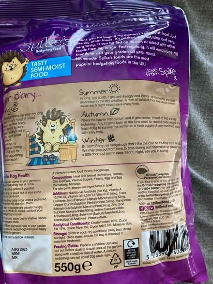 Photo of free Hedgehog food (Beare Green RH5) #2