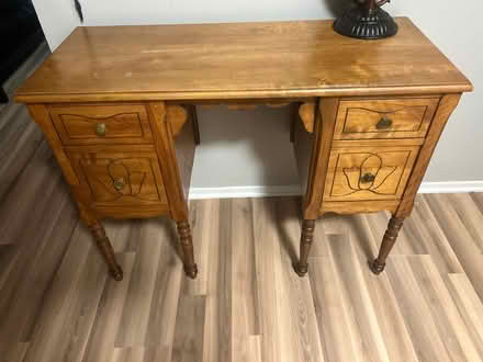 Photo of free small antique wooden desk (Wateridge Village) #1