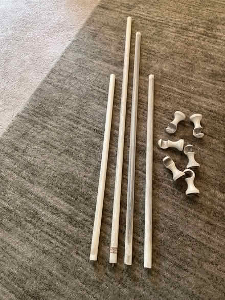 Photo of free Wooden curtain poles (Scriven HG5) #1