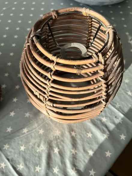 Photo of free 2 x wicker lampshades (Brighton BN2 6) #2