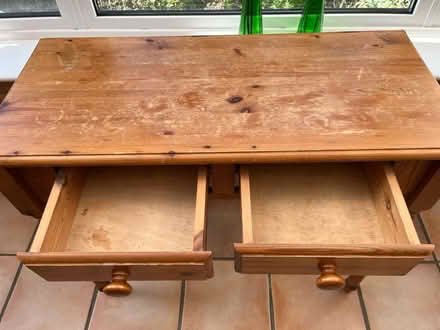 Photo of free Wooden desk with drawers (North Hinksey OX2) #2