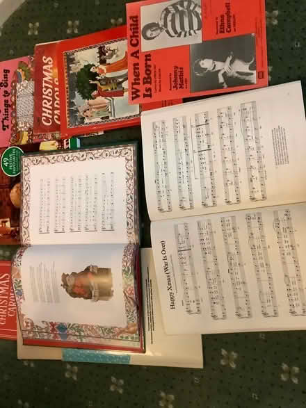 Photo of free Christmas Carol books with music (Rainhill village) #2