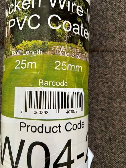 Photo of free 25m roll of coated chicken wire (TA6) #3