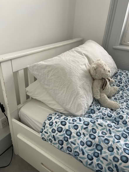 Photo of free White bed with drawers (Hampton Hill TW12) #3