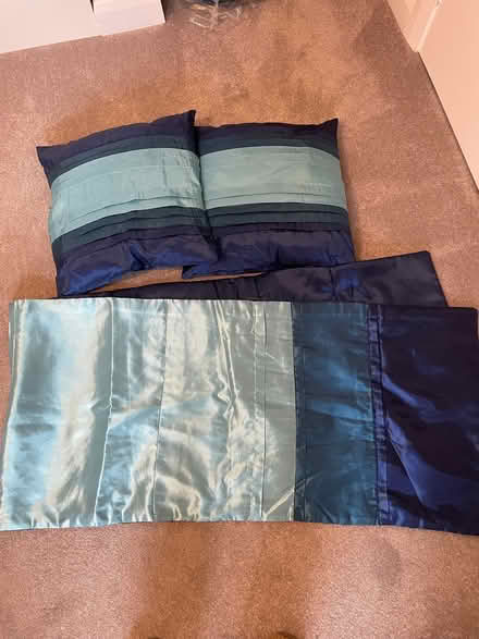 Photo of free Cushions and runner (Formby L37) #1