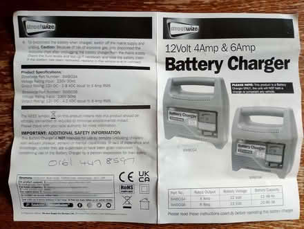 Photo of free Car battery charger (St. Giles LN2) #4