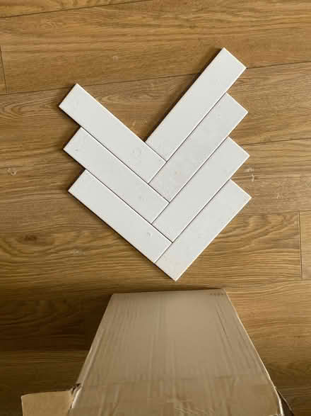 Photo of free Slim microline white tiles (West Bridgford NG2) #1