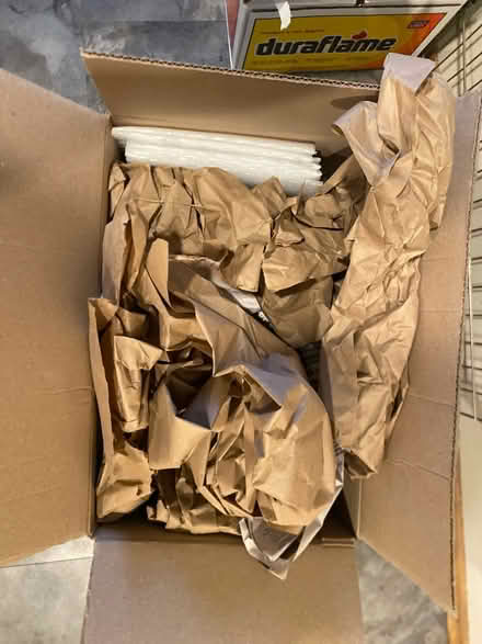Photo of free Small moving box w stuffing (98178) #1