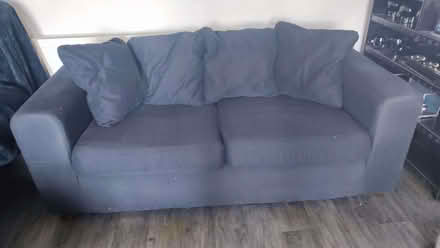 Photo of free Black 3 seater sofa (Timperley WA15) #1