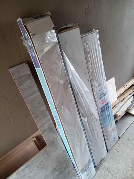 Photo of free tongue and grove white flooring (Eh166dd) #1