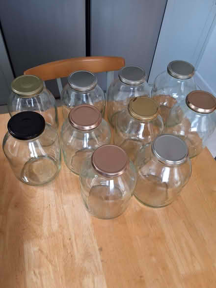 Photo of free large glass jars & lids (Letchworth SG6) #1