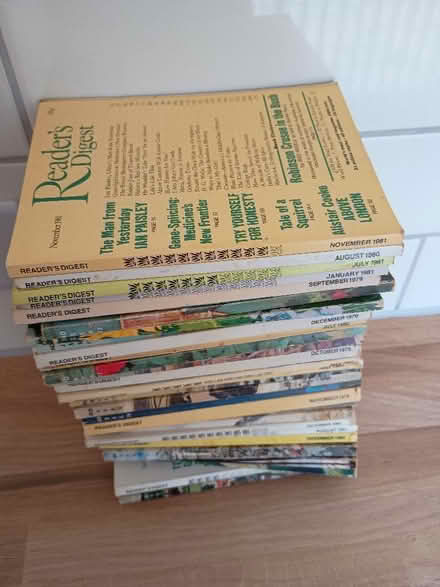 Photo of free 30 copies of Reader's Digest 1977-1981 (Woodley RG5) #1