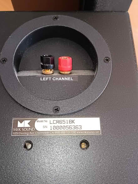 Photo of free MK speaker pair (rear) (Camb St, Woburn/Winches line) #2