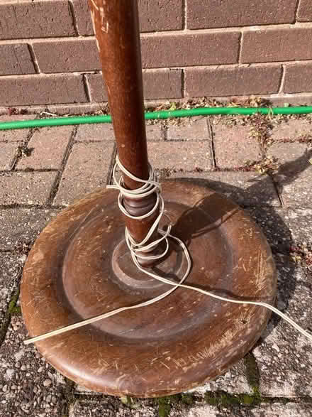 Photo of free Traditional wood standard lamp (Cleehill SY8) #4