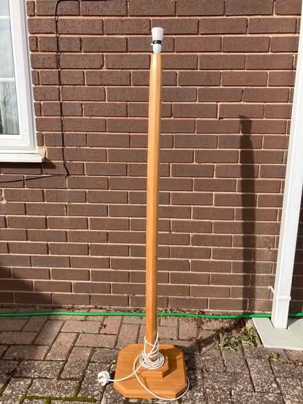 Photo of free Wooden standard lamp (Cleehill SY8) #1