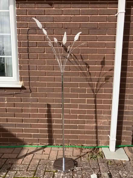 Photo of free Silver/ chrome standard lamp (Cleehill SY8) #1