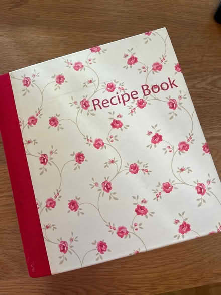 Photo of free John Lewis ring binder recipe book (Sands, High Wycombe) #1