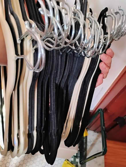Photo of free Thin no-slip fuzzy hangers (NE Rochester, NY) #2