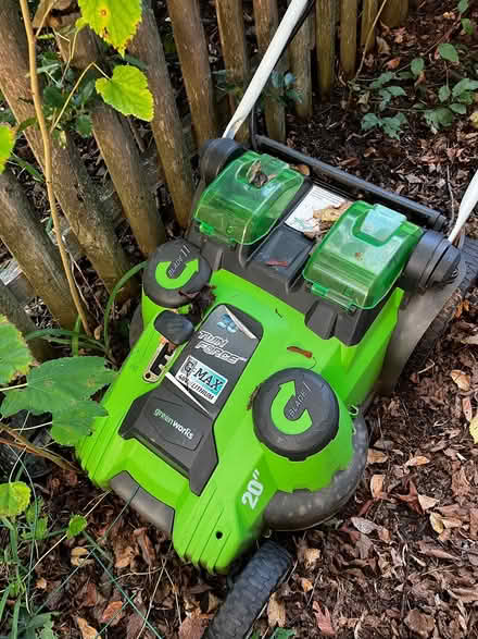 Photo of free Greenworks electric mower (Arlington Center) #1