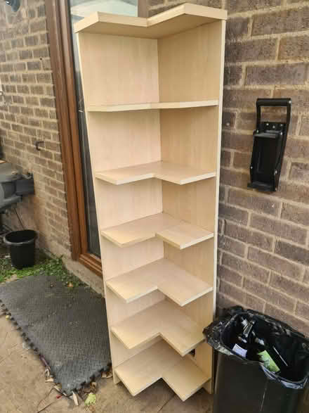 Photo of free Corner shelf unit (Cleckheaton, BD19) #1