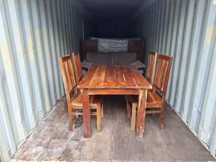 Photo of free Dining table and 4 chairs (Pengam NP12) #3