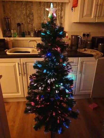 Photo of free 5ft Fibre optic christmas tree (Kitts Green B33) #3
