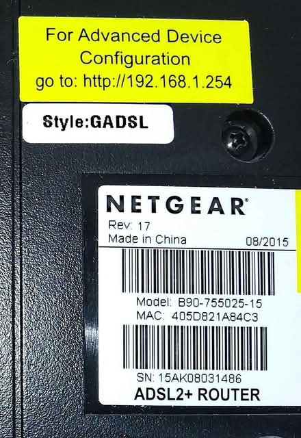 Photo of free NetGear AT&T DSL Modem/Router (Olivina & Murrieta (Livermore)) #2
