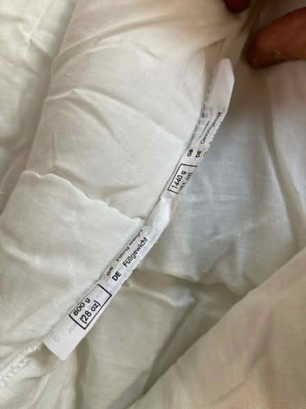 Photo of free 2x Double duvet (Panshanger AL7) #2