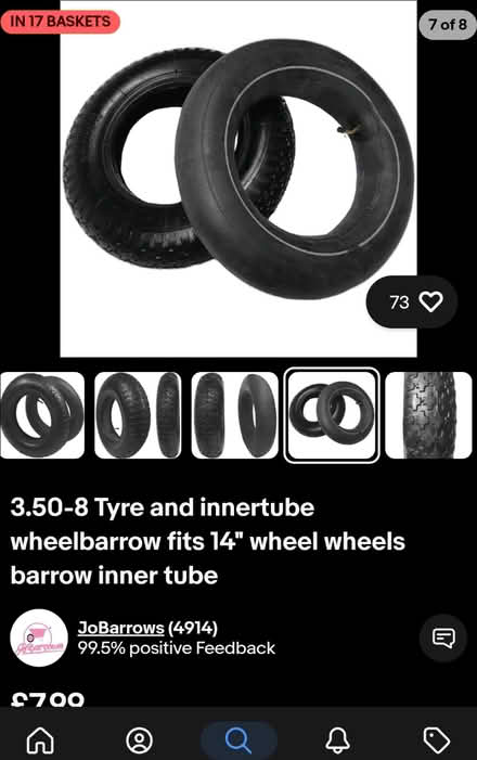 Photo of free Wheelbarrow inner tube (GL1) #1